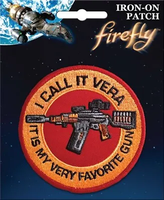 Firefly TV Series I Call It Vera Jane's Rifle Logo Embroidered Patch NEW UNUSED • $7.99