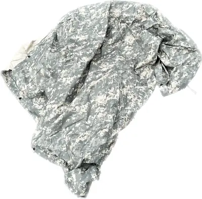 US Military Army ACU Digital Wet Weather PONCHO LINER Woobie Blanket Faded GC • $20
