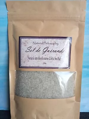 Celtic Sea Salt -  Sel De Guérande  - Unrefined Natural Sea Salt - 200g • £5.99