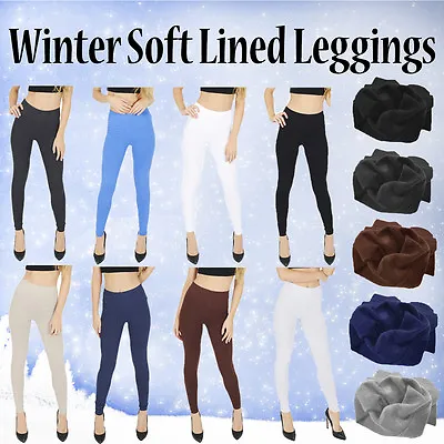 £7.99 • Buy  Womens  Extra Soft Winter  Leggings Full Length Thermal 