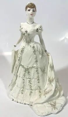 1992 Coalport China Queen Mary Wedding 100 Anniversary Compton Bromley Figurine  • £115.69