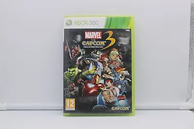 Marvel Vs Capcom 3 : Fate Of Two Worlds Xbox 360 Game With Manual • £6.99