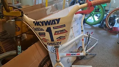 Vintage 1980's  BMX Skyway Ta Bike Number Plate. (( Extra Rare.)) Nice.. • $225