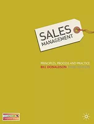 Sales Management: Theory And Practice Donaldson Bill • £3.59