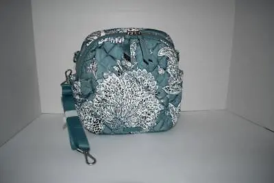 Vera Bradley Tiger Lily Blue Oar Convertible SMALL Backpack #29276-13002 NWT • $66.99