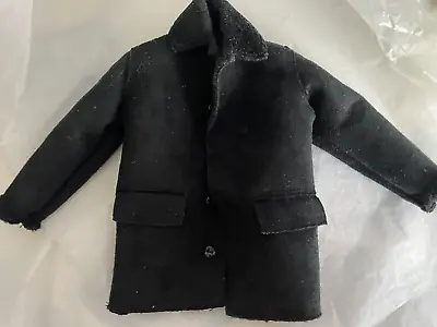 Tonner  17  MATT Clothing Medium Length Black Faux Suede City Smart DOLL COAT • $59.99
