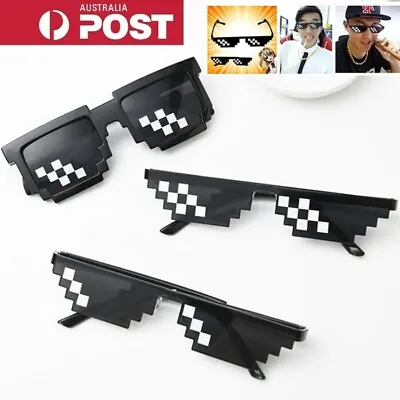$6.45 • Buy Audlt / Kid Thug Life Sunglasses Deal 8/6 Bit Pixel Glasses Cool Fashion Goggles