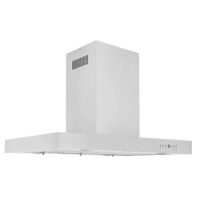 ZLINE KITCHEN & BATH 48-in 400-CFM Convertible Stainless Steel Island Range Hood • $799.88