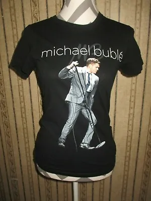 EUC Women's MICHAEL BUBLE Concert T-shirt / SIZE SMALL - AWESOME!!!! • £9.63