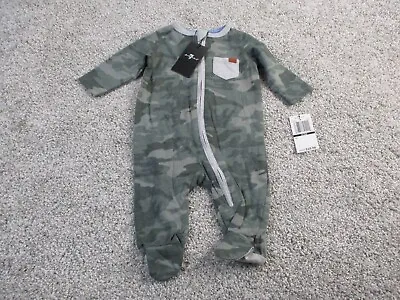 7 For All Mankind Baby Boy One Piece Camo 0/3 Months NWT • $7.52