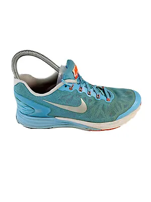 Nike Youth Womens Lunar Glide 6 Sneakers Blue Orange US6Y Or 7.5 Shoes Athletic  • $12