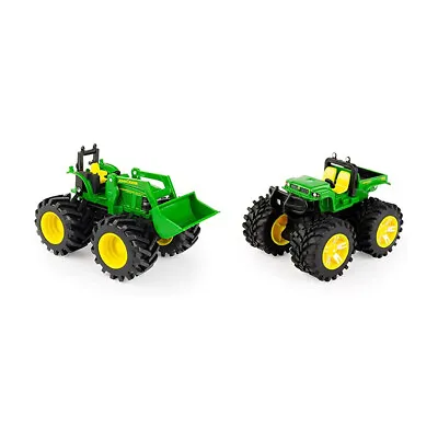 $35 • Buy John Deere 12cm Monster Treads Loader & Gator Set Kids Interaactive Farm Toys 3+