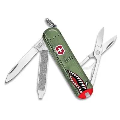 Victorinox Swiss Army Knives Shark Mouth Military Fighter Jet Classic Sd Knife • $24.95