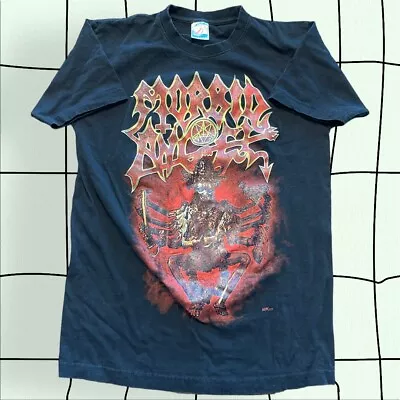 Morbid Angel European Summer Festival Tour 2008 Shirt Rare Venues Europe Euc S • $24.99