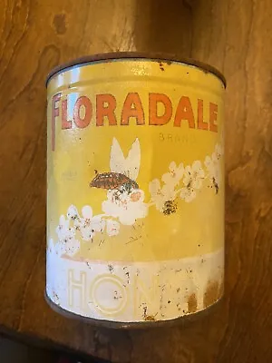 Floradale Honey Vintage Kitchen Decor Can  • $11