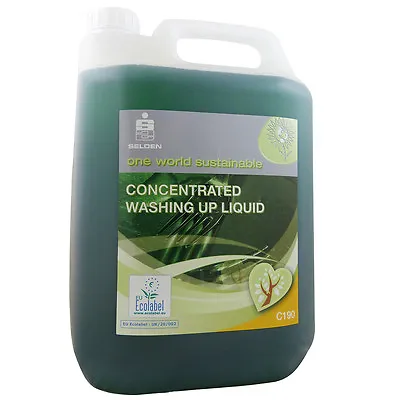 £16.31 • Buy Selden C190 Eco Friendly Neutral Washing Up Liquid Detergent - 5 Litre Bottle