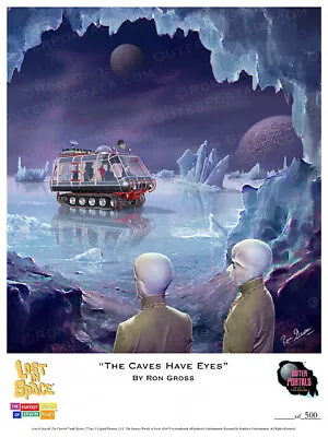 Lost In Space - The Caves Have Eyes - Ron Gross Print Chariot #17 • $19.95