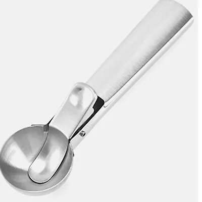 2Pcs Stainless Steel Icecream Ice Cream Scoop Cookie Dough Mash Spoon Trigger • $13.99
