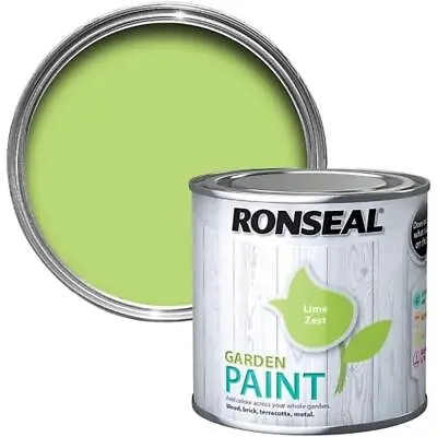 Ronseal Outdoor Garden Paint - For Exterior Wood Metal Stone Brick - All Colours • £7.29
