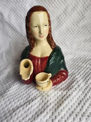 Vintage Mona Lisa Vandor 1992 Petzman Designs Made In Srilanka Figurine Teapot • $49.99