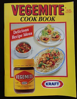 Vegemite Cook Book Kraft 1992 Vintage Paperback • $15