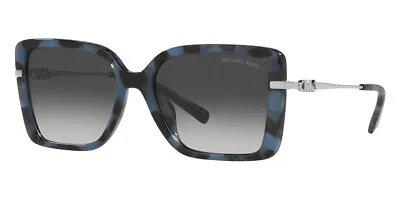 Michael Kors Women's Castellina MK2174U-33338G-55 55mm Blue Tortoise Sunglasses • $39.99