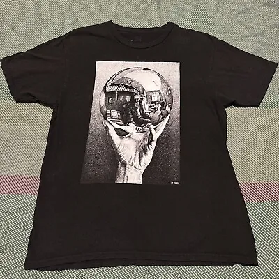 M.C Escher Reflective Sphere Men’s Graphic T Shirt Size Medium • $4