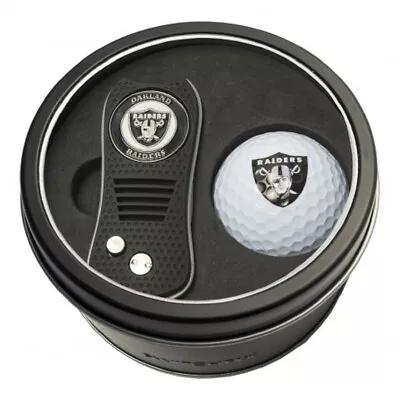 Raiders Las Vegas Oakland NFL Switchfix Divot Tool W/ Marker Golf Ball Gift Tin • $28