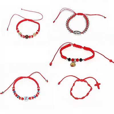 Virgin Guadalupe Catholic Bracelet Virgen De Guadalupe Pulsera Mal De Ojo Protec • $7.49