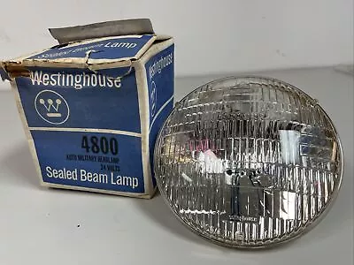 Westinghouse Sealed Beam 4800 Auto Military Headlamp 24V 50/40W 3 Lug • $20