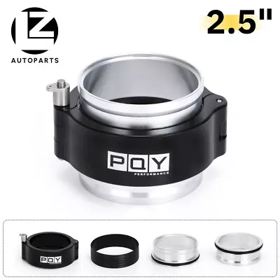 $26.99 • Buy 2.5  63mm Quick Release HD V-Band Clamp For Intercooler Pipe Aluminum Heavy Duty