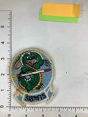 $9.99 • Buy USAF 318th  FIGHTER INTERCEPTOR SQUADRON PATCH