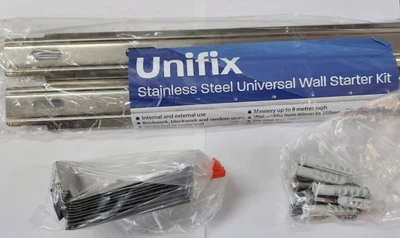 £10.99 • Buy Unifix Stainless Steel Wall Starter Kit ( COLLECTION ONLY)