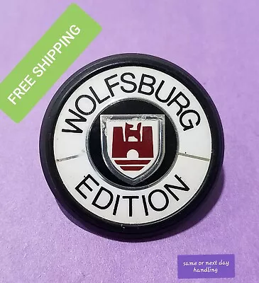 Bin#26 Wolfsburg Edition Emblem Badge 165853675 Plastic  Made In West GERMANY  • $49.99