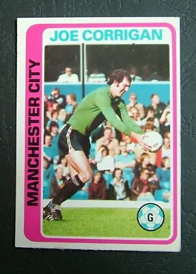 £1.99 • Buy Topps Chewing Gum Inc. Joe Corrigan, Manchester Ci. Card No. 37 -Season 1978-79
