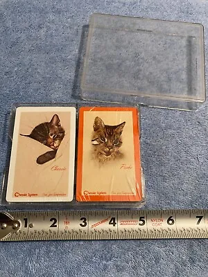 Vintage New Sealed Chessie System Train Playing Cards 2 Decks Peake Chessie Cat • $51.29
