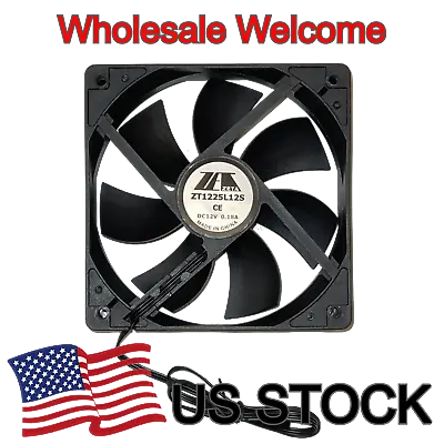 ZETA COOLING Fan 120mm 9dBA Super Quiet PC Case Fan 3pin 12V 0.18A  W/ Screws • $6.49