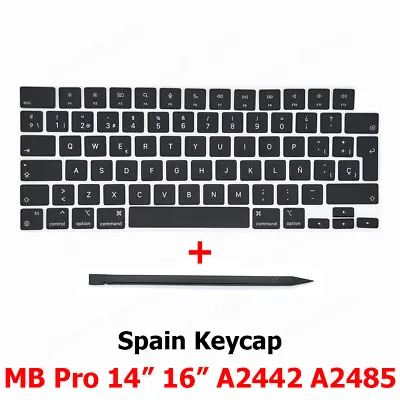 New A2442 A2485 Keycaps Keys Spain For Macbook Pro 14  16  Keycap Spanish 2021 • $10.55