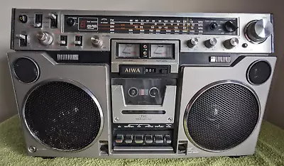 *Video* Rare Vintage Aiwa TPR-955H Boombox (cassette Ghetto Blaster Am/fm 950) • $494.95