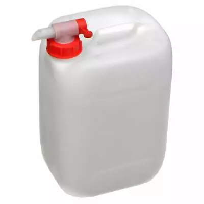 Tony Mitchell White Plastic Jerry Can Water Container With Tap • £30.13