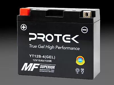 YT12B-BS YT12B 12V 10Ah Gel Battery For 1999-2000 Yamaha YZF R6 1999-2003 YZF R1 • $49.99