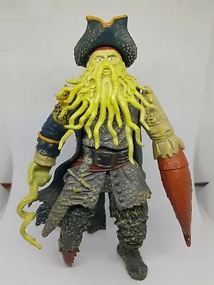 🏴‍☠️ Pirates Of The Caribbean Davy Jones 7  Action Figure Disney Zizzle Toys • £15.99