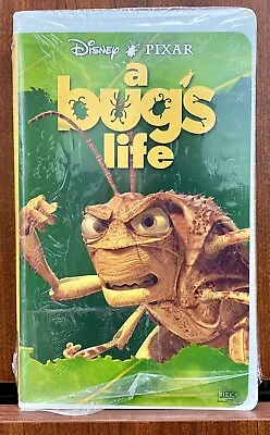 Disney Pixar “A BUG’S LIFE” (1998 VHS) Clamshell Hopper Grasshopper SEALED • $2.98