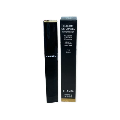 $36.99 • Buy CHANEL SUBLIME De Chanel Waterproof Length &Curl Mascara #10 NOIR 6 G / 0.21 Oz