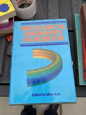 Mechanical Engineers' Handbook Hardcover Myer P. Kutz 1986 Wiley W Dust Jacket • $13.93