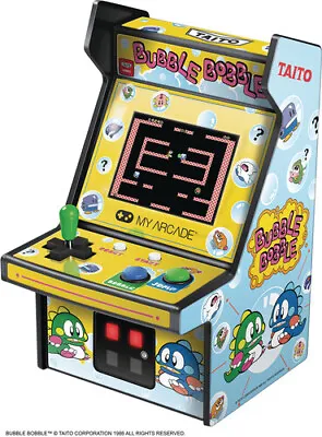 My Arcade DGUNL-3241 Bubble Bobble Micro Player Retro Arcade Machine - 6.75 IN [ • $39.99