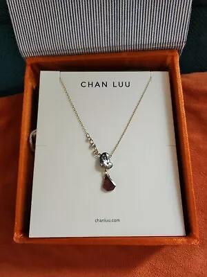  NWT Chan Luu 14k Gold Diamond & South Sea Pearl Mix Necklace • £288.30