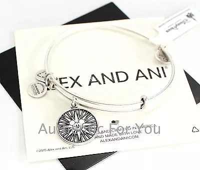 New Disney Parks Alex And Ani Mickey's Fun Wheel Silver Charm Bracelet Retired • $98