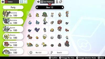 $9.99 • Buy 🌟Gen 8 Pokemon Sword And Shield Home + Master Balls Low Levels🌟
