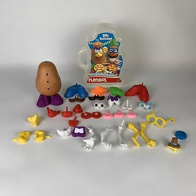 Vintage 2000 Playskool Silly Suitcase Mr. & Mrs. Potato Head W/Extras • $13.95